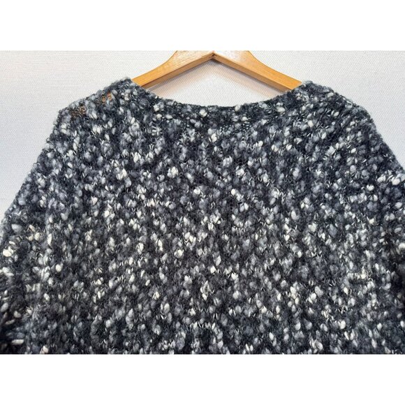 J. Jill Womens Wool Blend Sweater XL Gray & White Textured Pullover - Picture 11 of 11